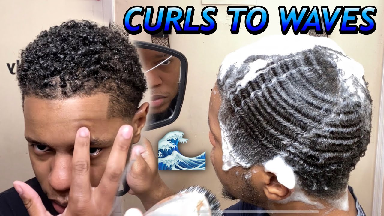 Curls To Waves 🌊  (360 Waves Wash and Style)
