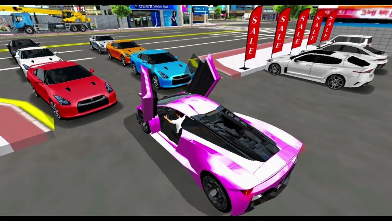 Epic Supercar Lineup! Pink Lamborghini With Butterfly Doors 😍🔥 | Ultimate Car Parking Simulator