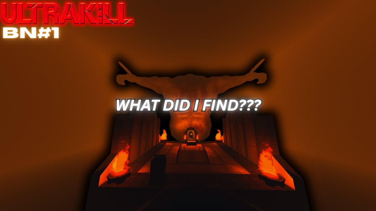 SECRET BOSSES AND WEAPONS??? [ULTRAKILL GAMEPLAY BONUS1]
