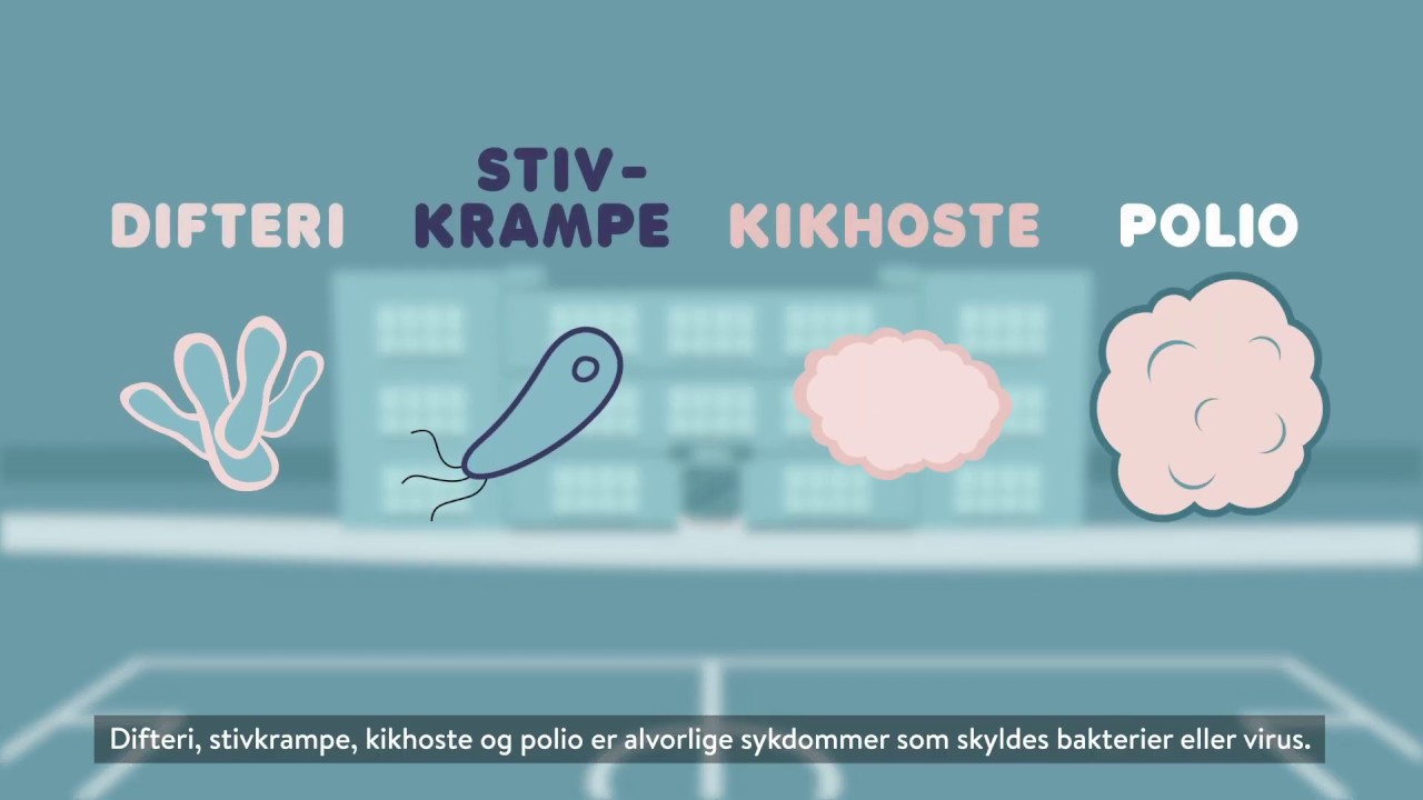 Vaksine mot difteri, stivkrampe, kikhoste, poliomyelitt (informasjonsfilm til elever på 10. trinn)