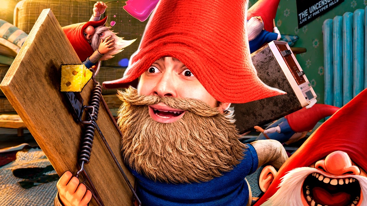 A VIDA DIF&Iacute;CIL DE GNOMOS! - BURGLIN' GNOMES COM OS AMIGOS