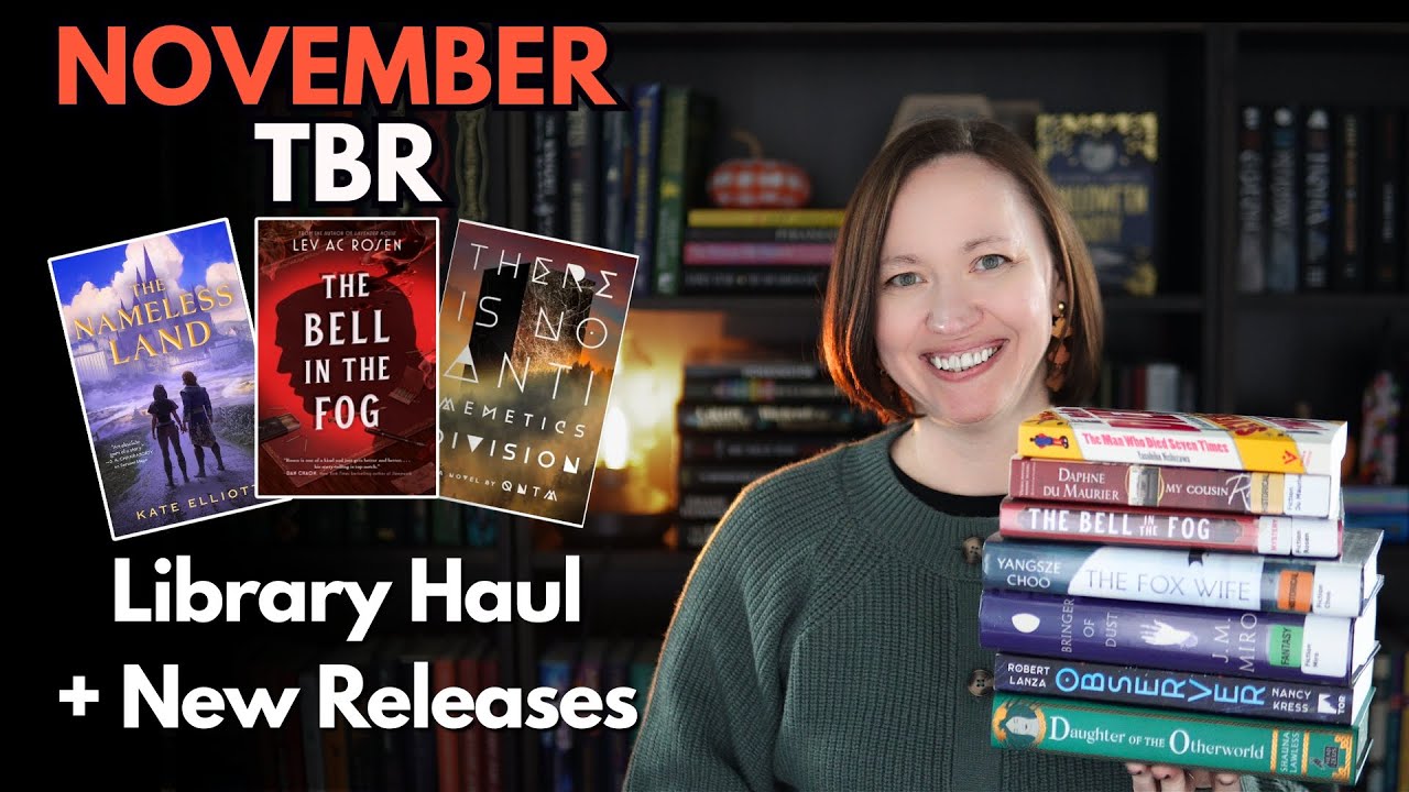 My November 2025 TBR 🍂 Library Haul + New Horror, Fantasy & Sci-Fi Releases