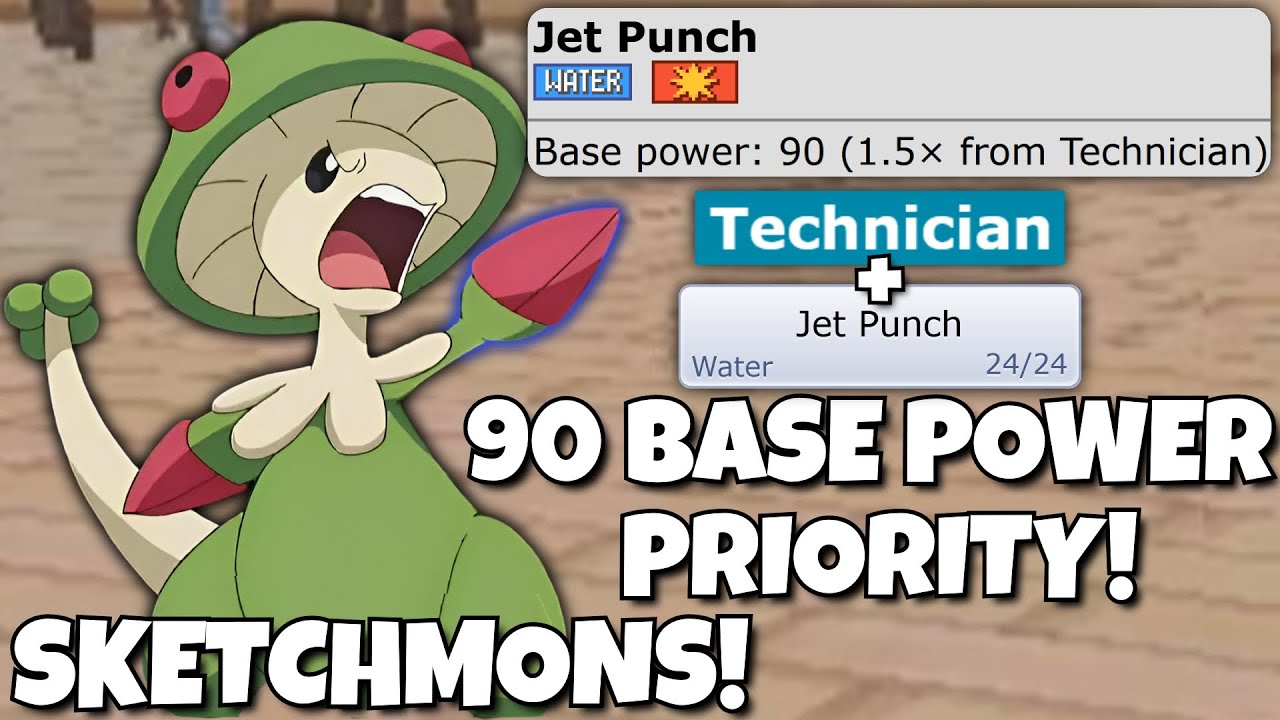 JET PUNCH TECHNICIAN BRELOOM WAS BANNED IN SKETCHMONS! POKEMON SCARLET AND VIOLET