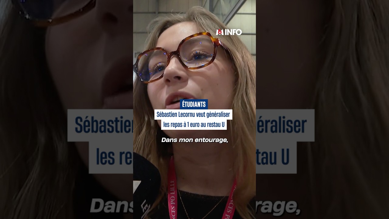 &Eacute;tudiants : S&eacute;bastien Lecornu veut g&eacute;n&eacute;raliser les repas &agrave; 1 euro au restau U