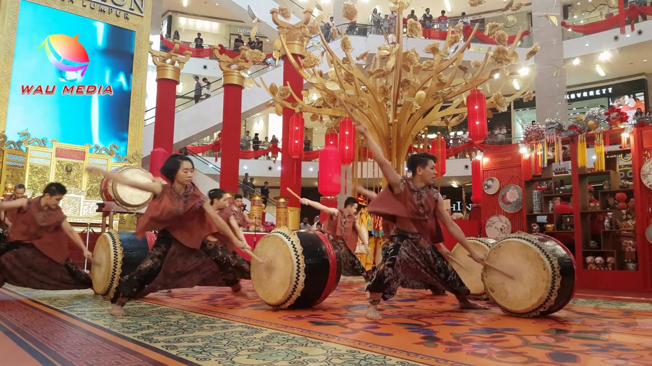 HANDS Drums Troupe Chinese Lunar New Year Percussion Performance at Pavilion KL, Kuala Lumpur