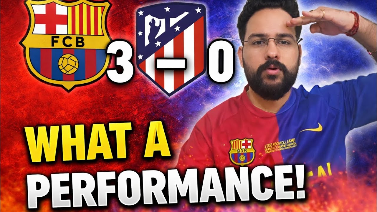 What A Performance! Barcelona 3-0 Atletico Madrid | Full Match Review #football #barcelonafootball 