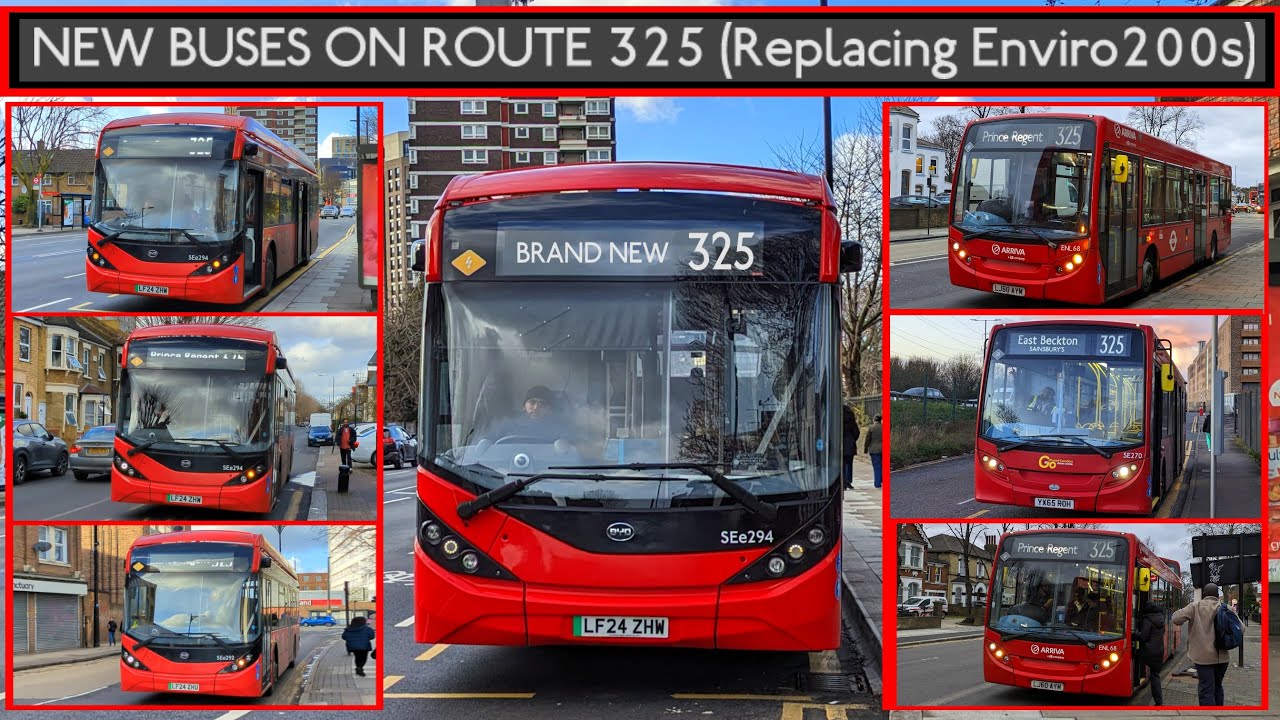 BRAND NEW ALLOCATION | Enviro200 EVs on London Bus Route 325 (TfL Bus Changes EXPLAINED) Inc. E200s