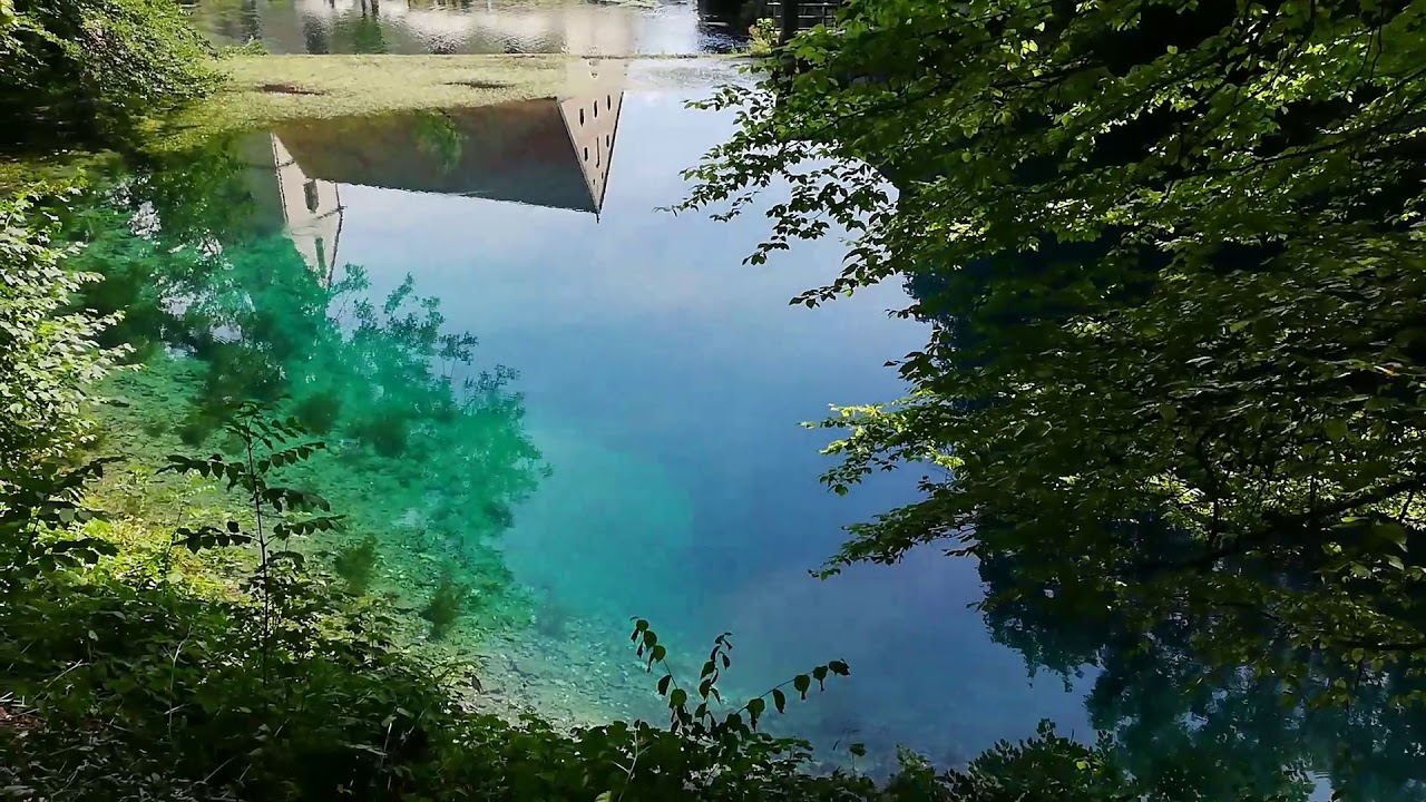 Голубое озеро Блаутопф Blautopf Германия
