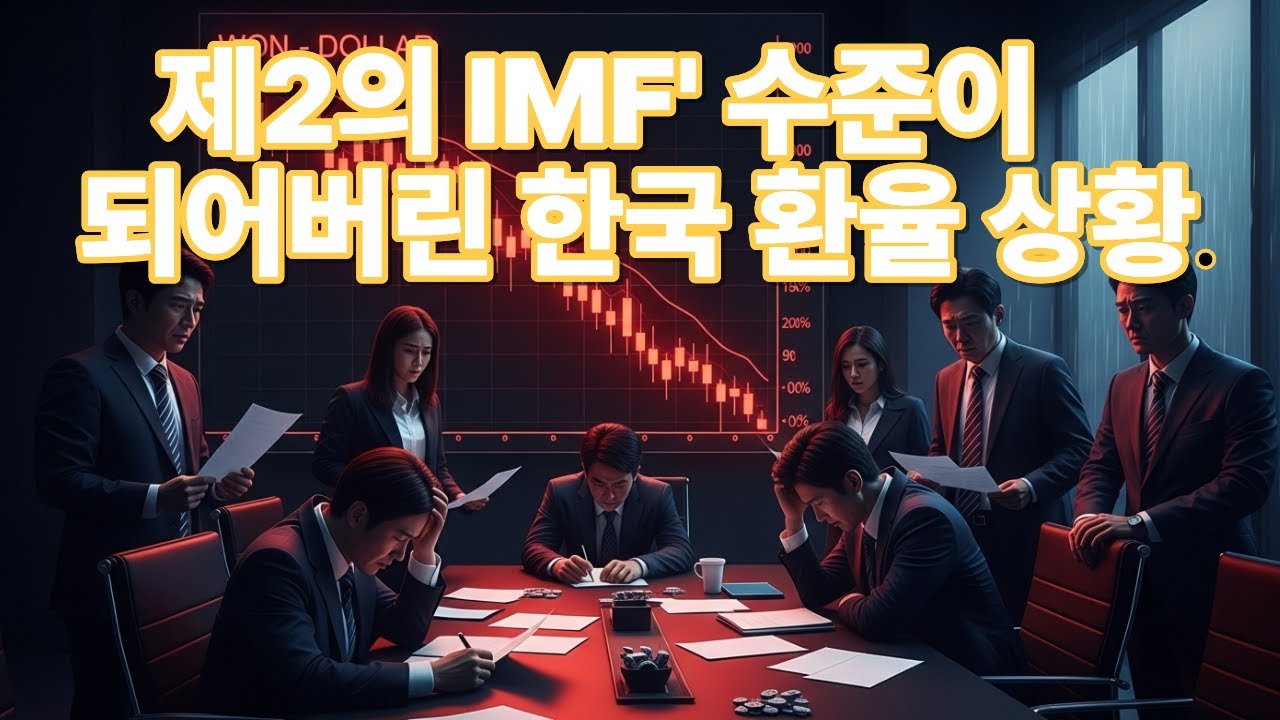 제2의 IMF' 수준이 되어버린 한국 환율 상황...