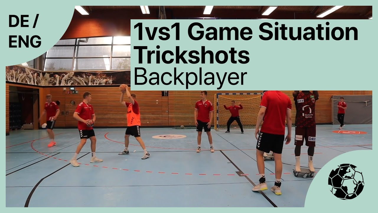 Half Backs 1vs1  - Trickshots - Handballtraining | Handball inspires [deutsch/english]