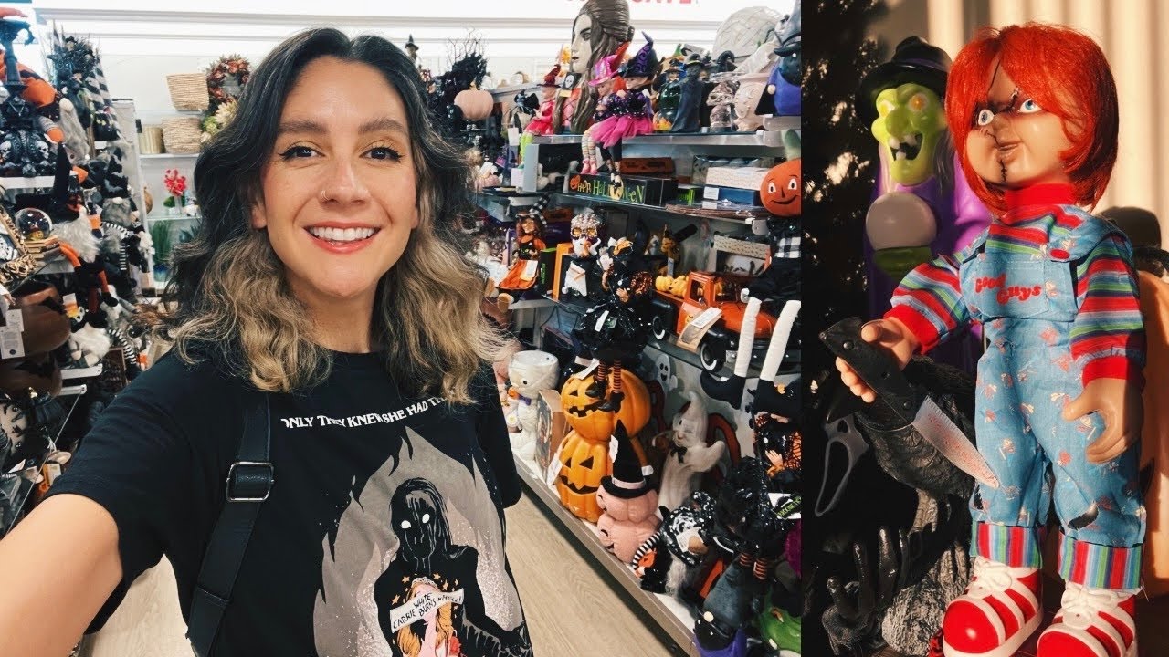 Halloween Shop W/ Me!🎃 We Found Chucky!🔪 Back to HomeGoods & Target!✨ Spooky Haul!🖤