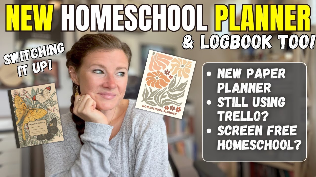 *NEW* HOMESCHOOL PLANNER, Log Book, and Resource Binder || 2024-2025 Homeschool Planning Resources