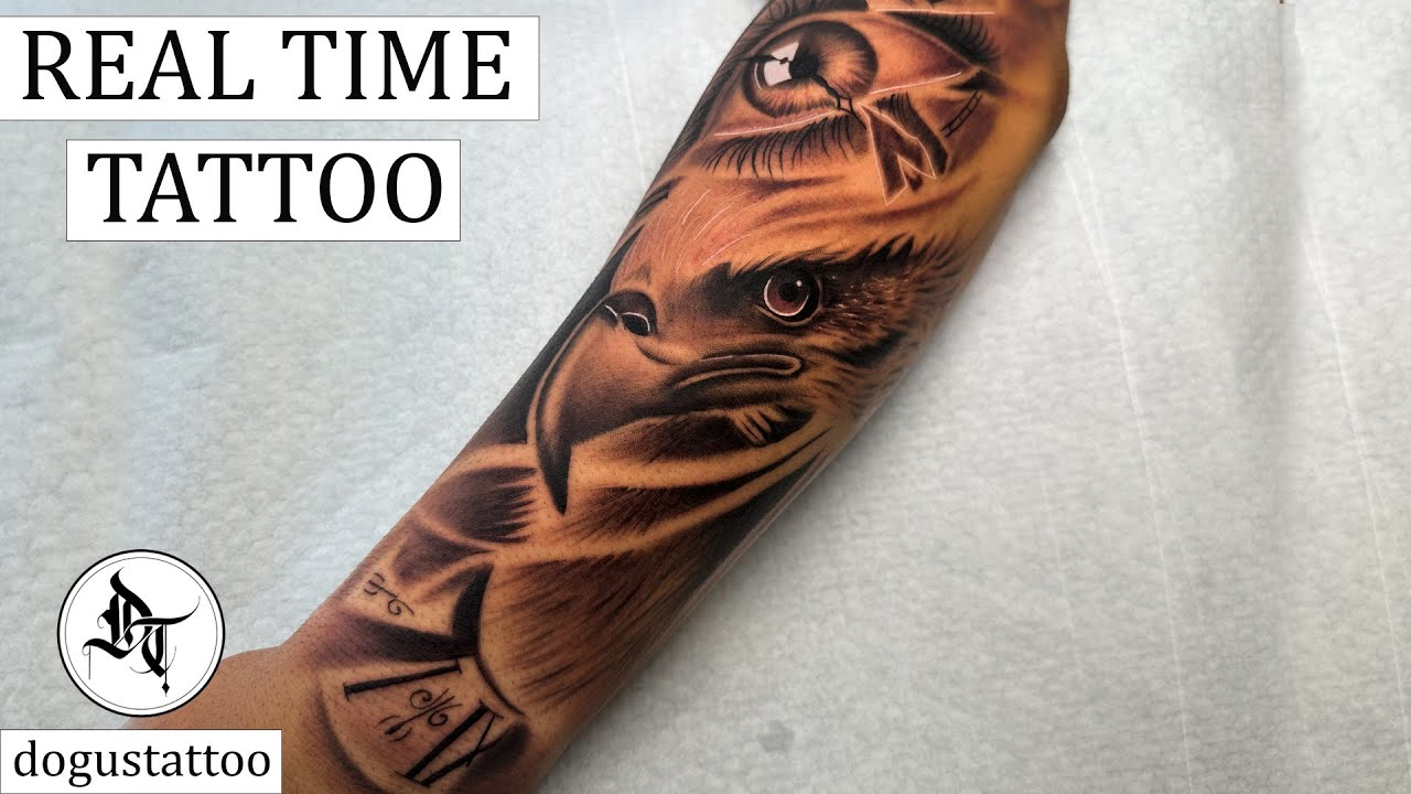 EAGLE TATTO - TATTOO TIMELAPSE