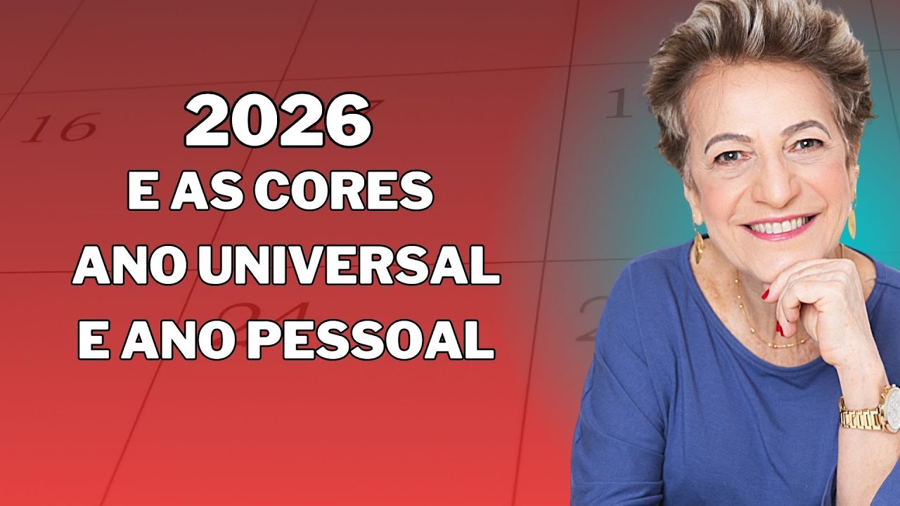 2026 e as cores - Ao Universal e Ano Pessoal