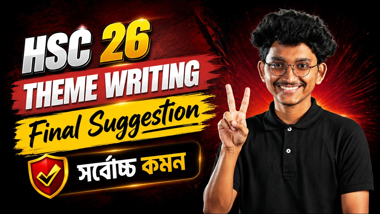 HSC 26 Theme Final Suggestion | HSC 2026 English 1st Paper Theme Writing 💯🎯