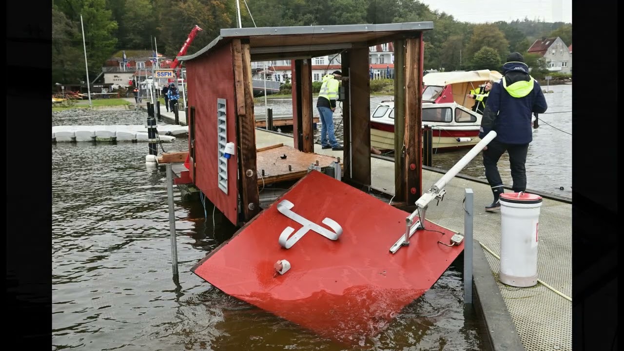 Sturmflut auf der Ostsee, Oktober 2023