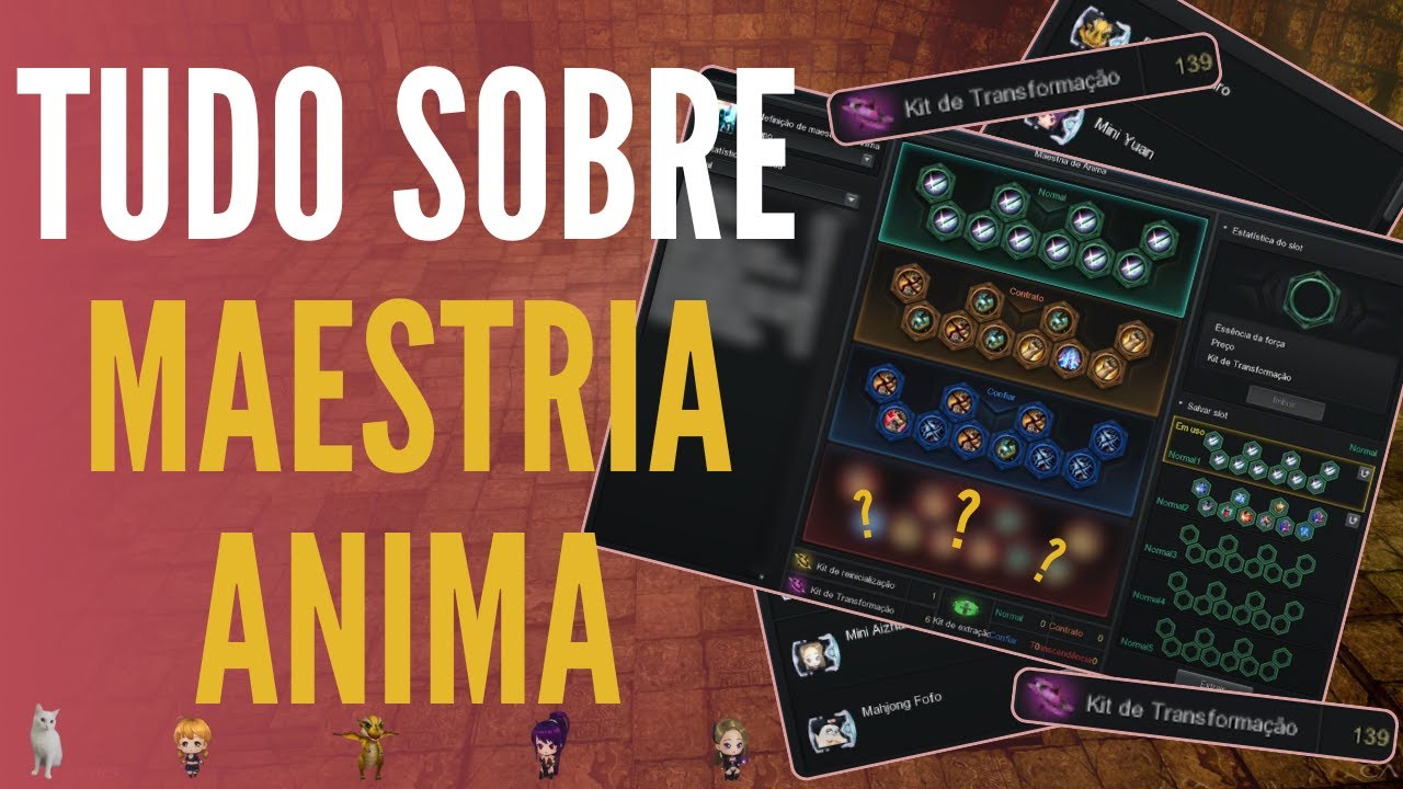 SISTEMA DE PET: TUDO SOBRE MAESTRIA ANIMA (BÔNUS: USANDO 133 RESETS) | Cabal Online - Brasquefut