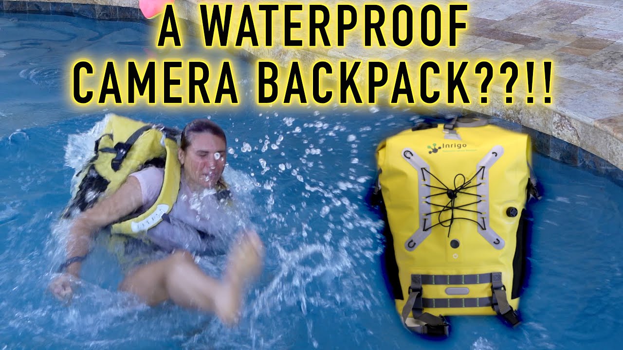 Making a Fool of Myself Testing This Waterproof Camera Backpack. It Works!