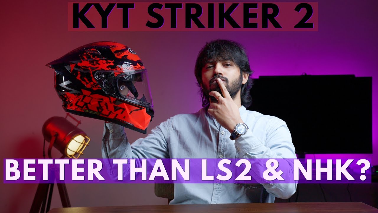 KYT Striker 2 Helmet- Is it better than NHK K5R & LS2 Stream 2?