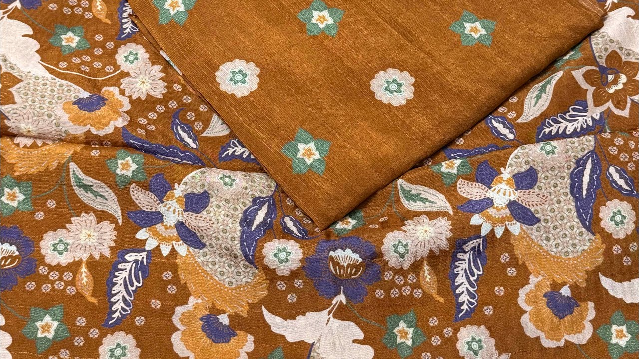 Raw silk(ਰੋ ਸਿਲਕ) 🙌best quality and designs👌matching suits