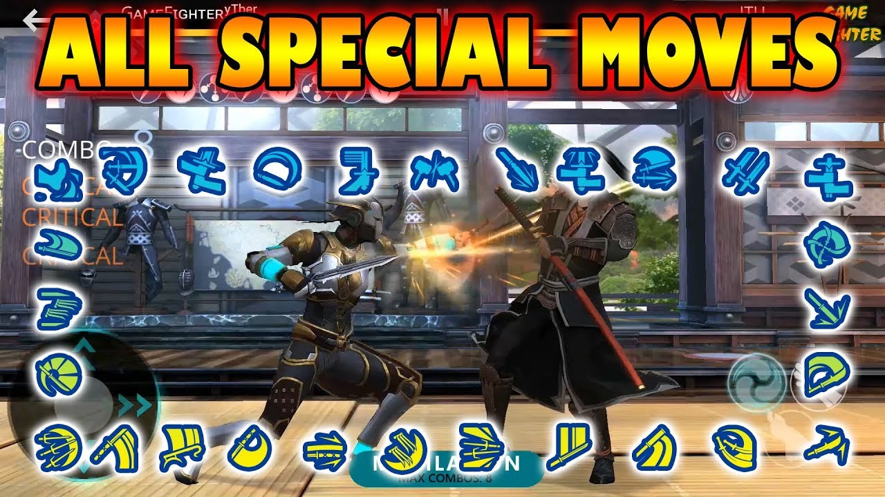 Shadow Fight 3 all special moves √