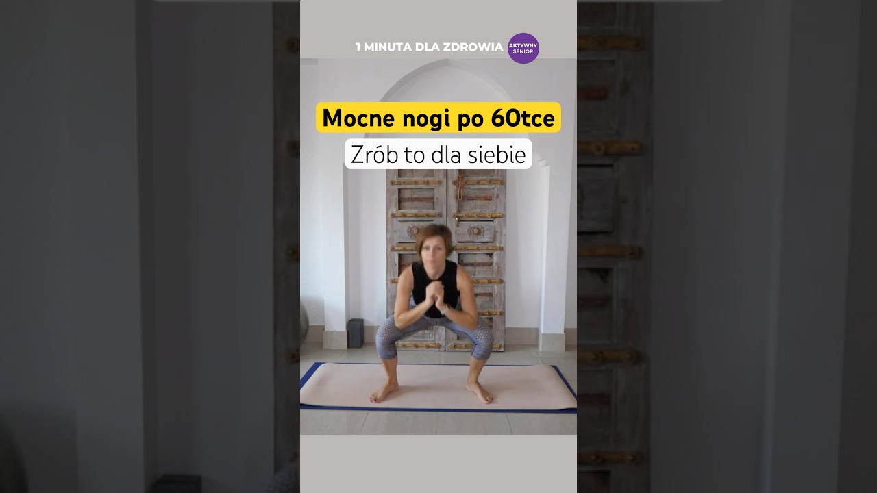 Zr&oacute;b To Dla Swoich N&oacute;g 💪 Ćwiczenia z Przysiadami dla Senior&oacute;w 60+ | Aktywny Senior