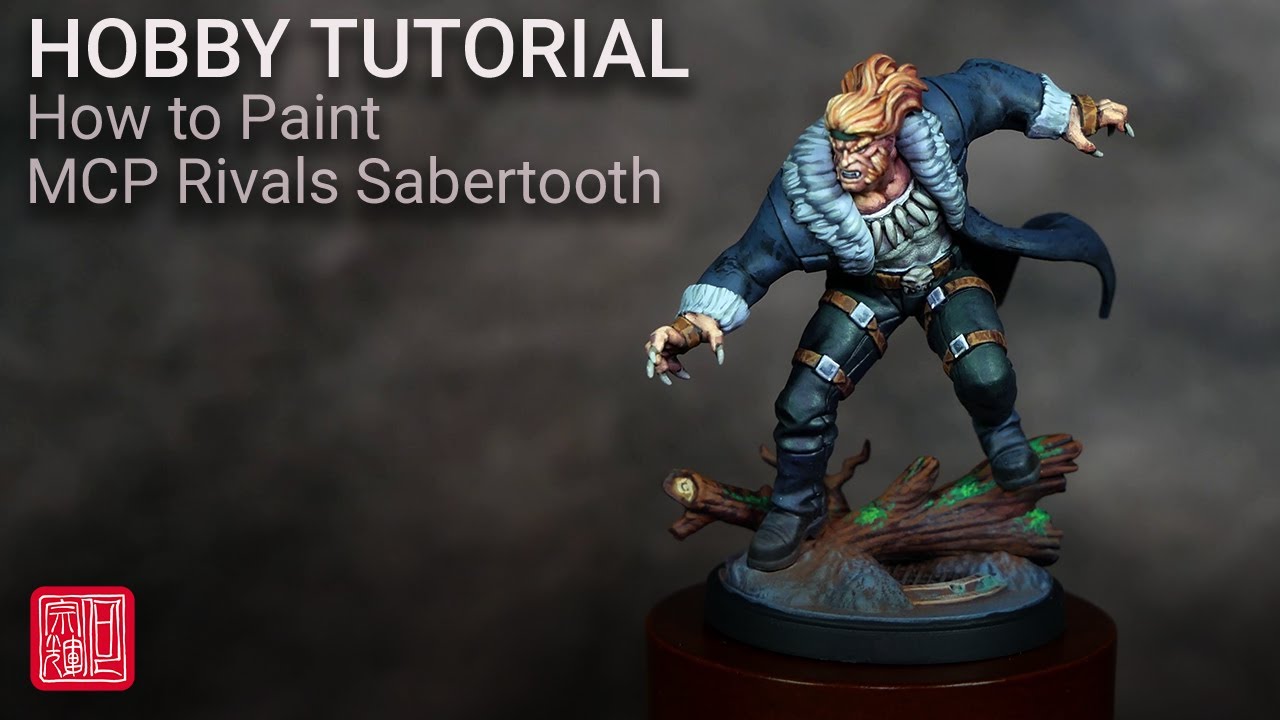 How To Paint MCP Sabertooth Rivals | Hobby Tutorial
