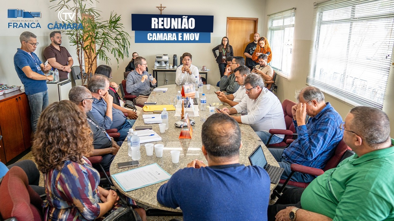 Vereadores se reúnem com empresa MOV para discutir transporte público