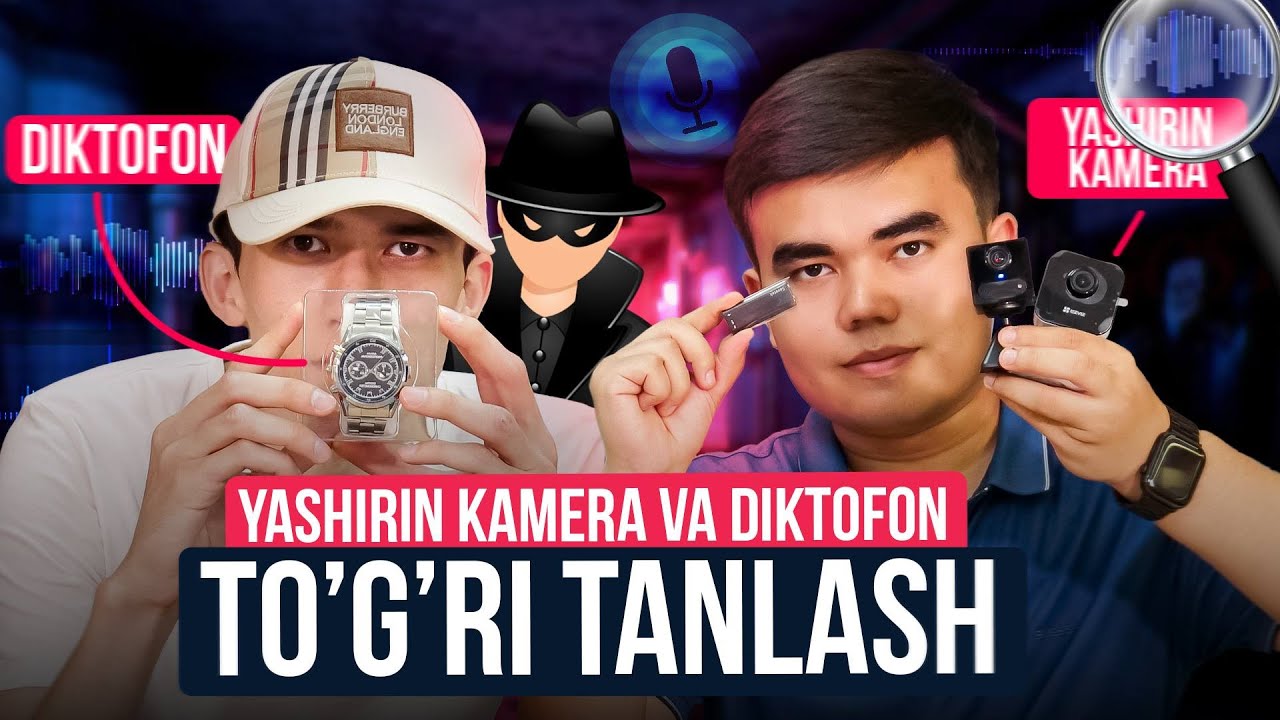 Yashirin kamera 2025 umumiy OBZOR | Mini kamera | Diktafon | Kamera narxlari 2025 | Arzon kameralar