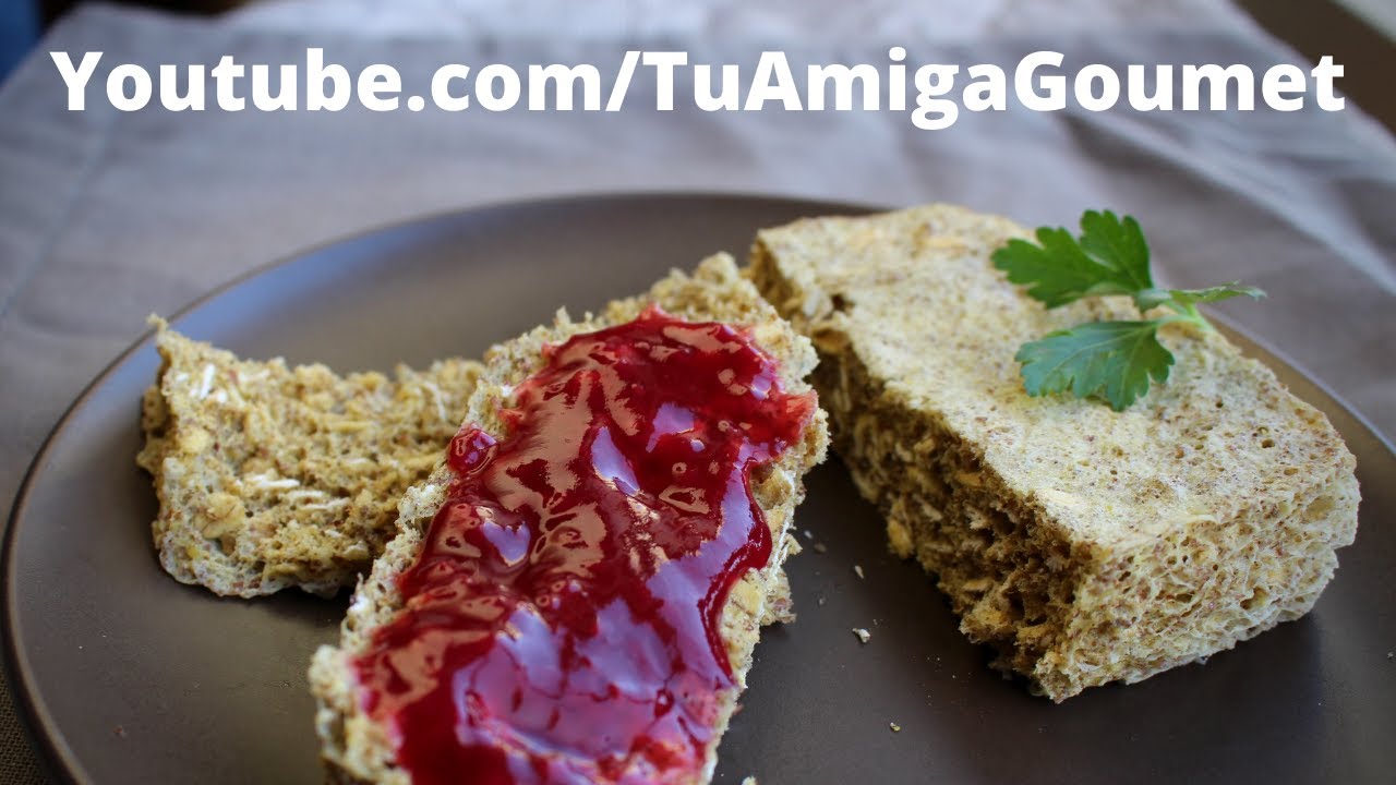 Pan rápido de avena en microondas