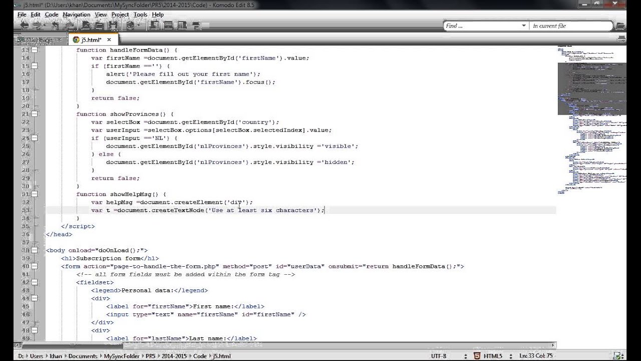 Onchange event, getting a value from a select tag and changing the visibility of other elements