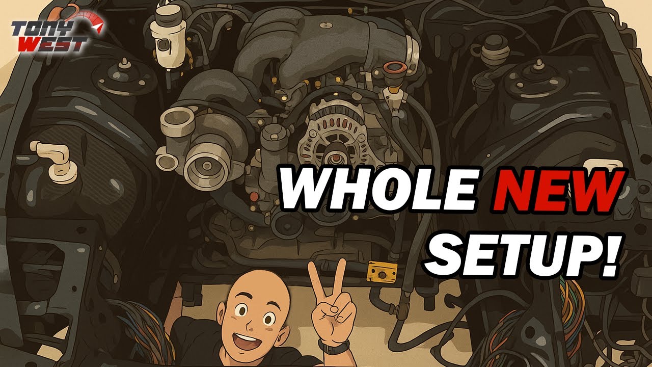 Installing Trublown's intake manifold and new fuel setup for the RX-7