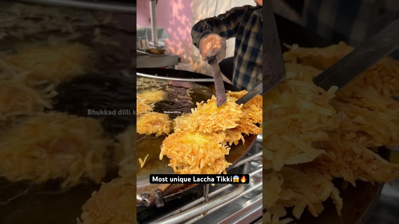 Most unique Laccha Tikki😱🔥|| Indian Street Food