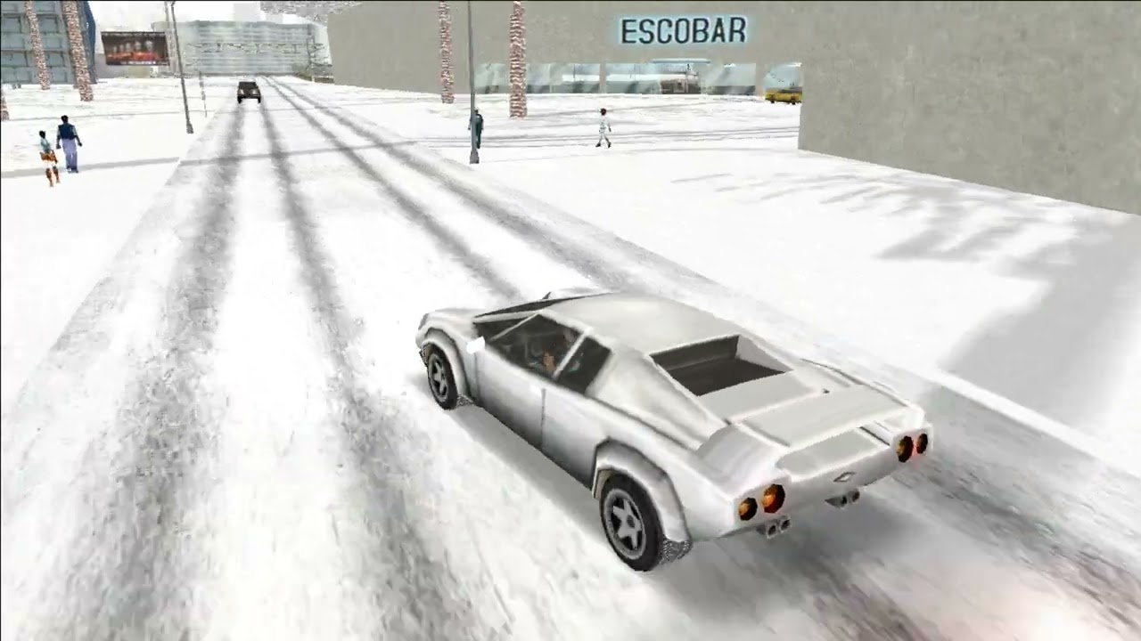 GTA Vice City,  Snow Conversion | Cold Day Mod | Video - 2