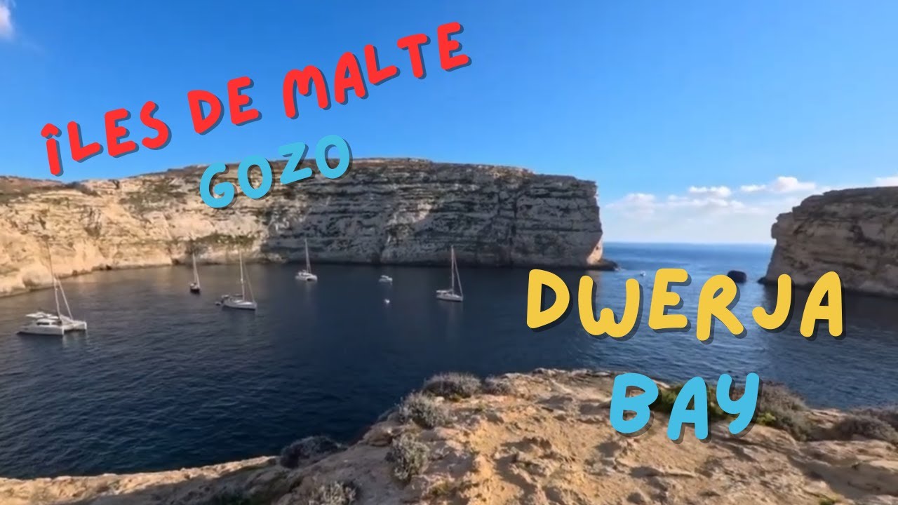 CARNET DE MOUILLAGES  n°2  Îles de Malte  Gozo Dwejra Bay-