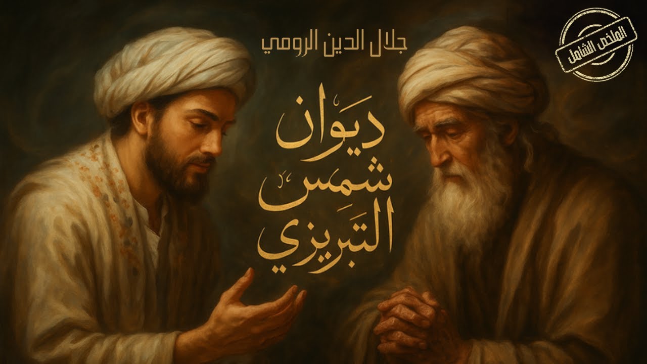 ديوان شمس التبريزي: أسرار العشق الإلهي بلغة الرومي ❤️‍🔥