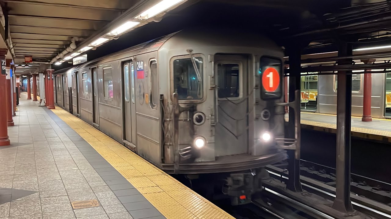 MTA New York City Subway Bombardier R62A Train Ride - Line 1