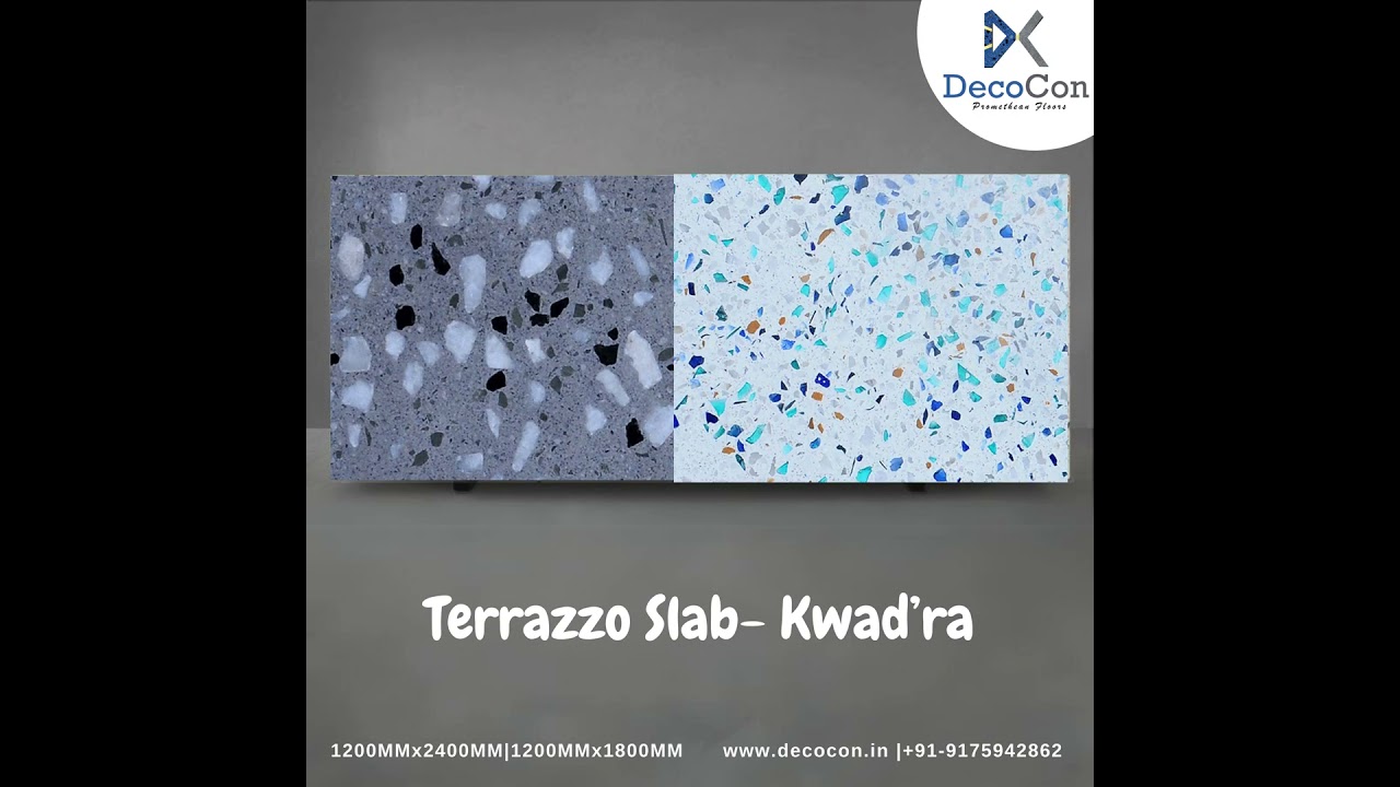 Unveiling Excellence: Kwadra Terrazzo Slab by Decocon | Crafted in India