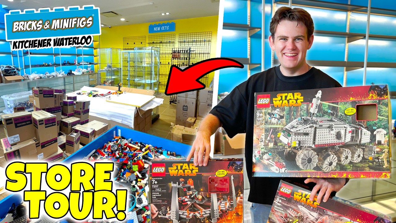 FIRST LOOK & TOUR of Bricks & Minifigs Kitchener Waterloo LEGO Store!