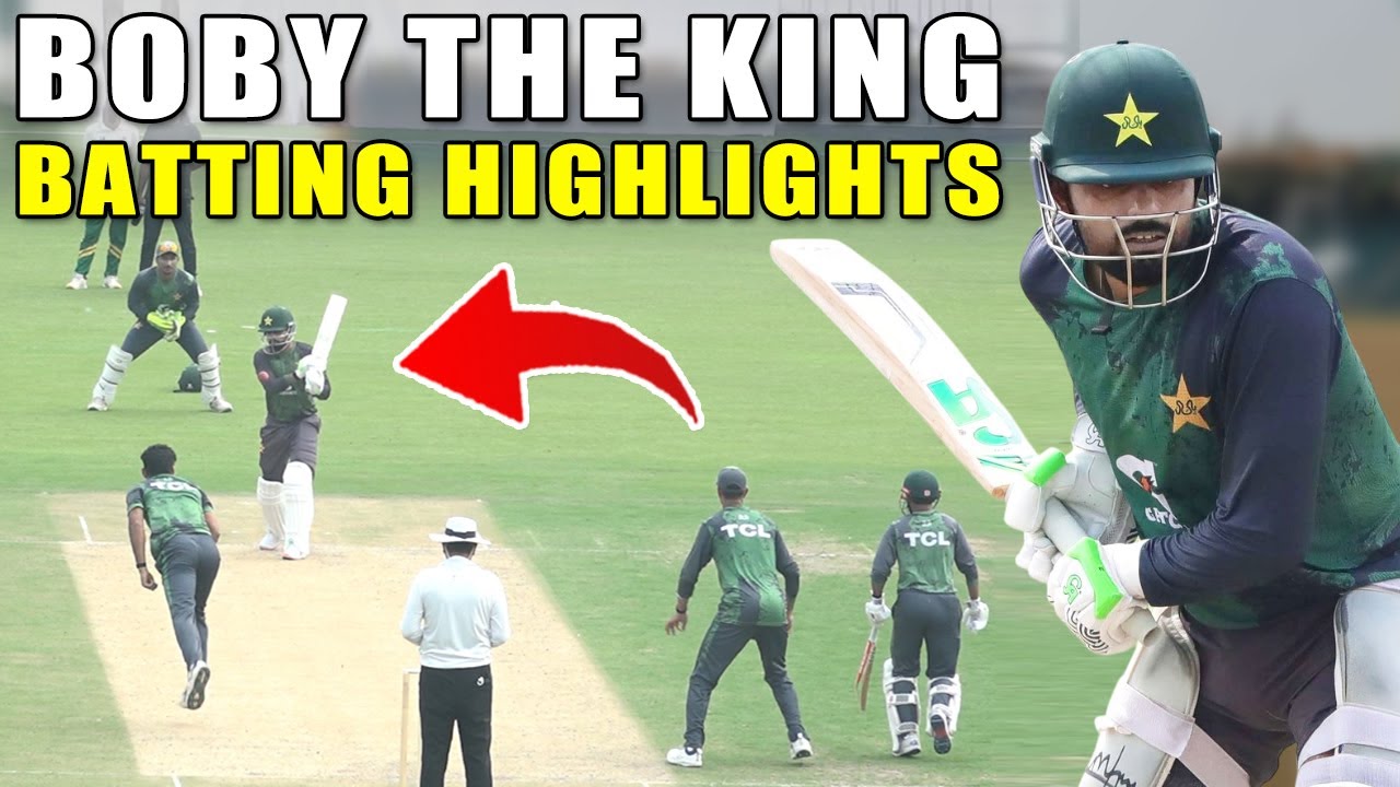 Babar Azam Batting Highlights | Scenario Based Match | Gaddafi Stadium Lahore