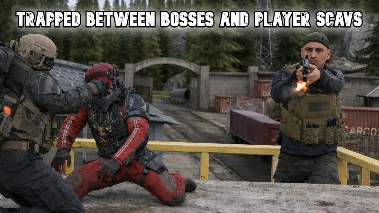 Trapped Between Bosses and Player Scavs - Exfil Zone
