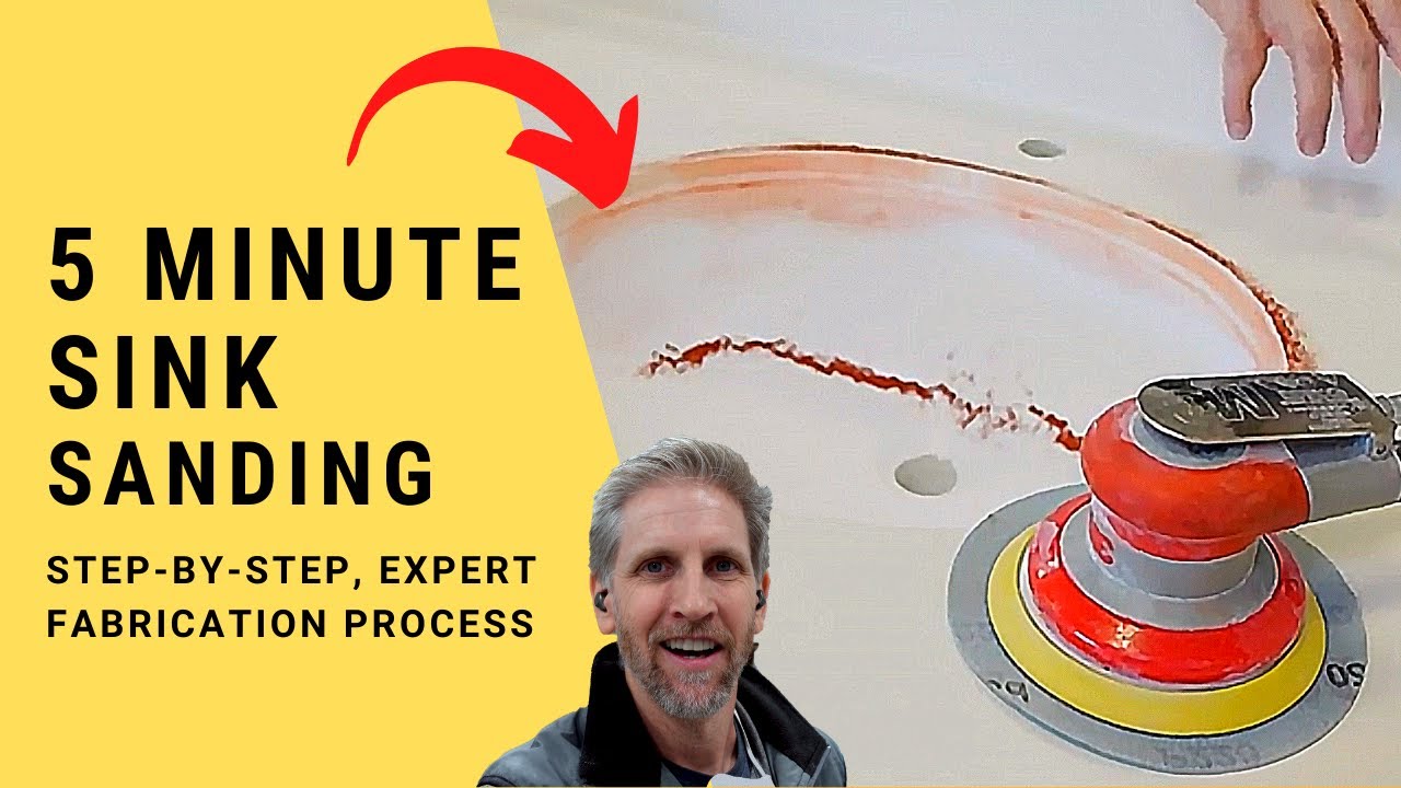 How To Sand a Corian Sink in Less Than 5 Minutes