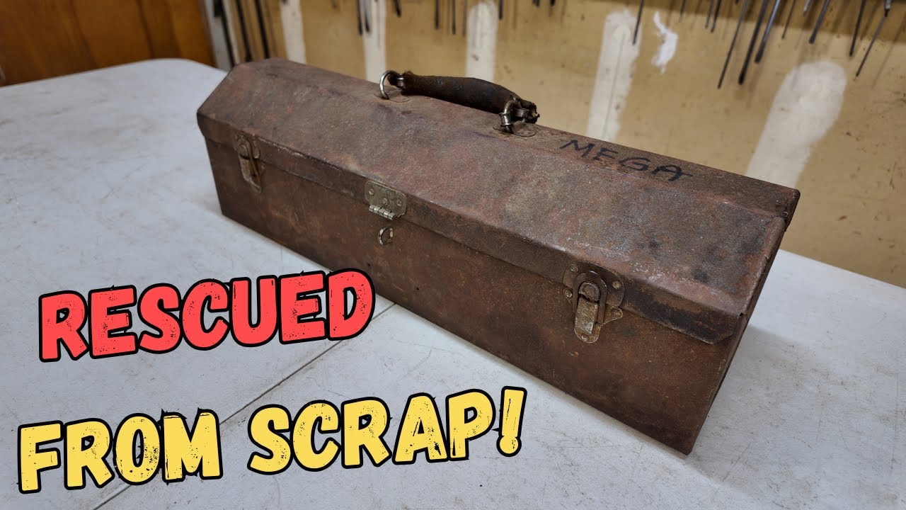 Shocking Garbage Dump Find! 1940's Toolbox Tour - Vintage Craftsman & SK Tools!