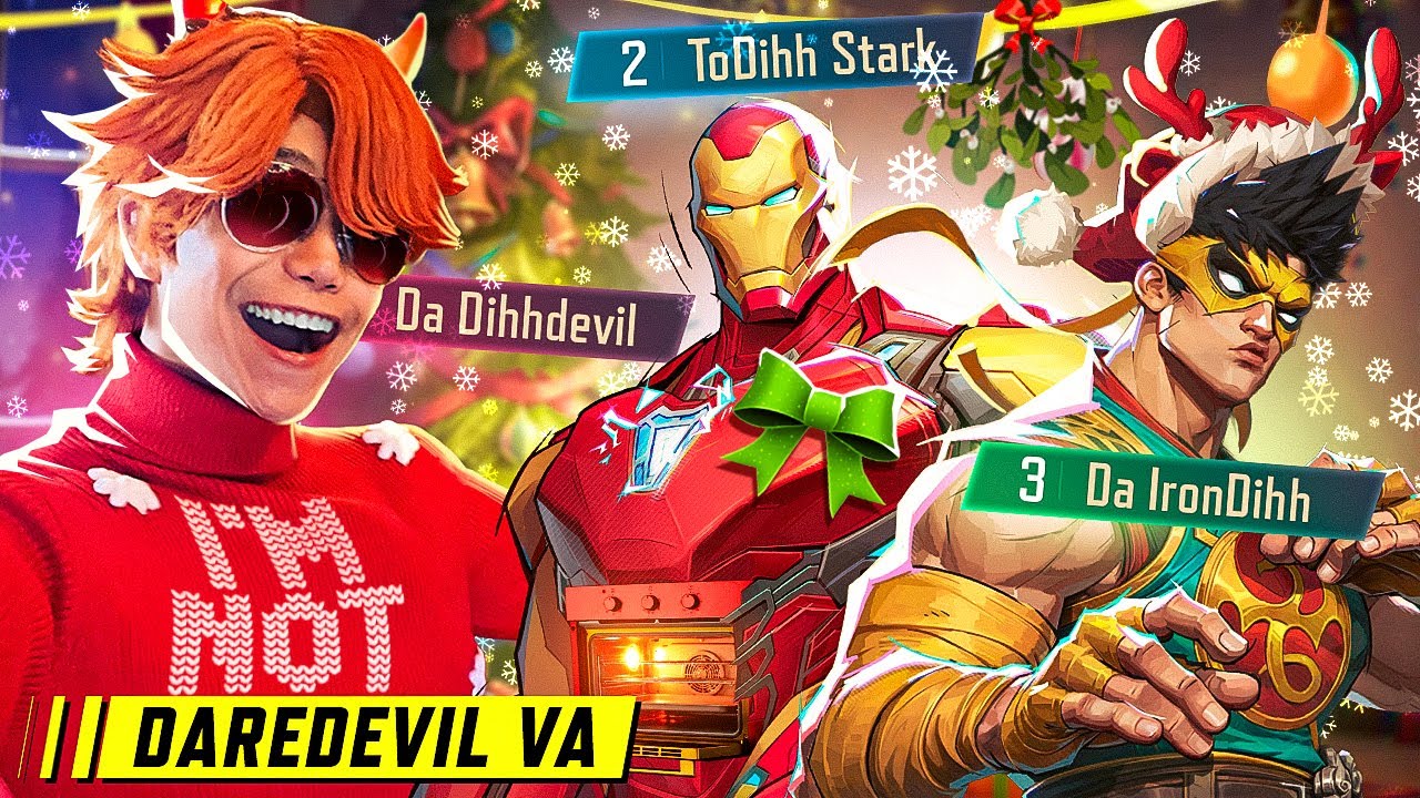 Daredevil, Iron Man, & Iron Fist VOICE ACTORS Play MARVEL RIVALS (HOLIDAY SPECIAL 🎄🎁)