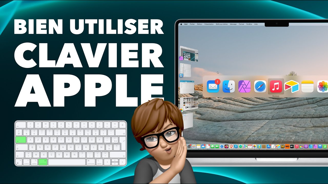 Bien utiliser le clavier du Mac (PC, Linux, Mac) &bull; Apple : chiffres, symboles, &euro;, @, ponctuation