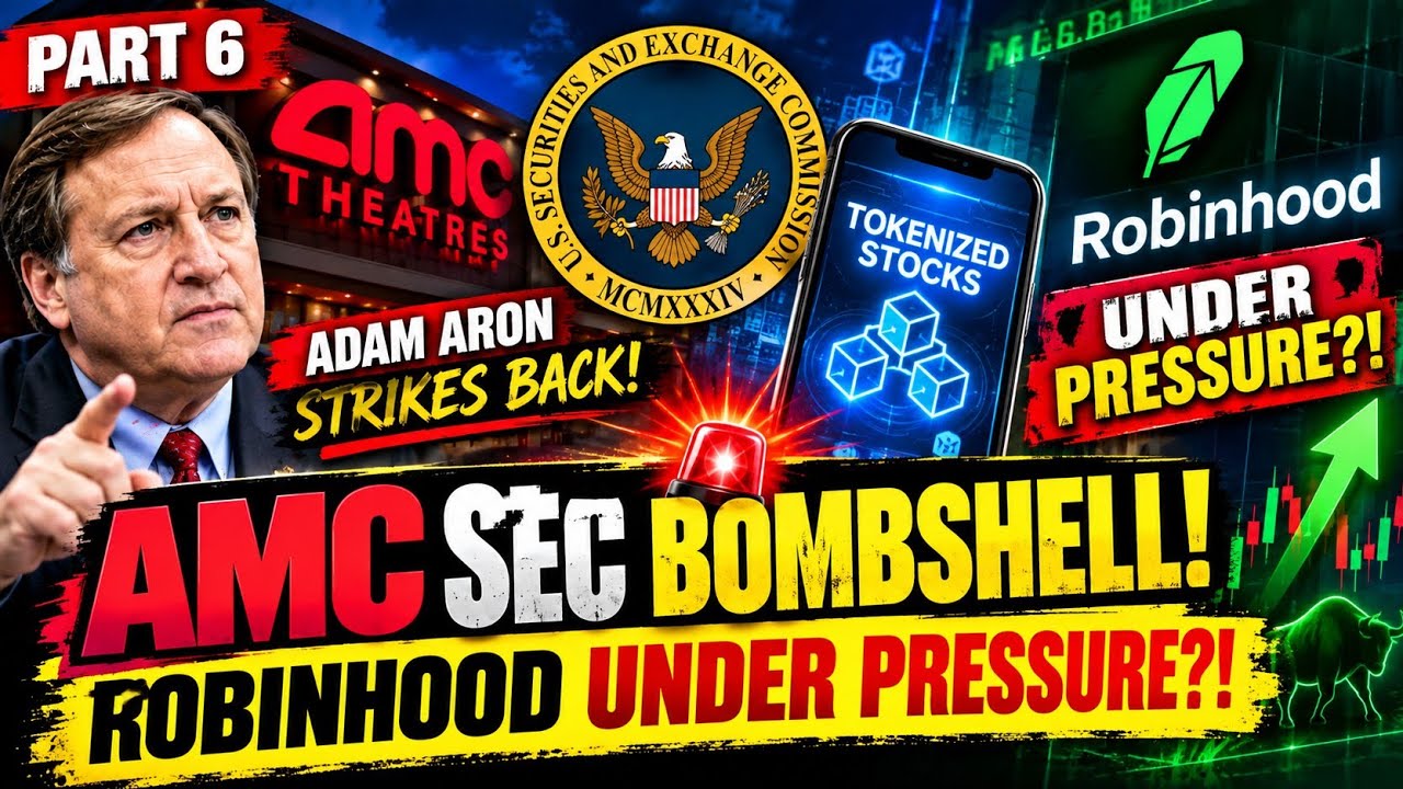 AMC 🚨 АДАМ АРОН НАНЕС ОТВЕТНЫЙ УДАР! СКАНДАЛ SEC С ТОКЕНАМИ + ROBINHOOD ПОД ДАВЛЕНИЕМ!