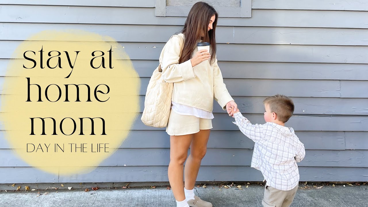 stay at home mom DITL | trader joes haul + mini thrift haul