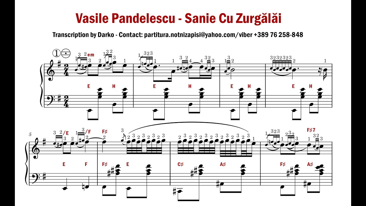 [Notni zapisi za harmoniku] KOLEKCIJA 1-100