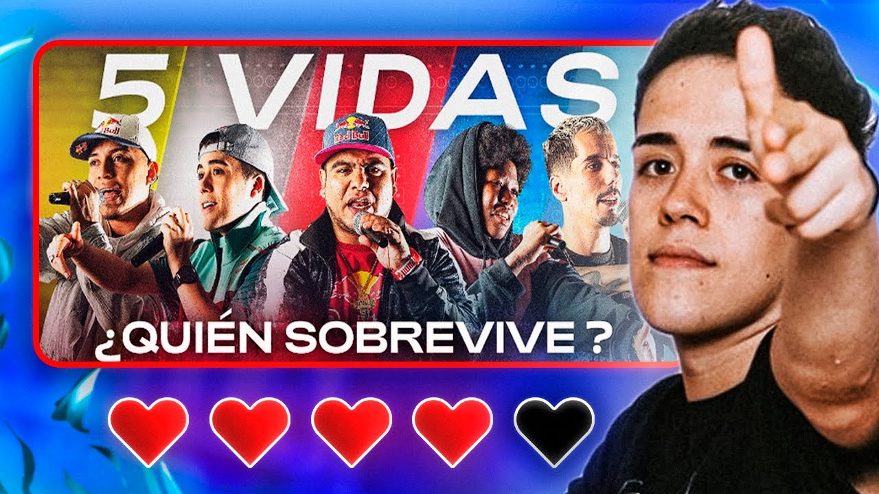 ACABÉ CON ACZINO, SKONE Y VALLES-T PERO...  REACCIÓN 5 VIDAS ❤️ RED BULL BATALLA 🐓