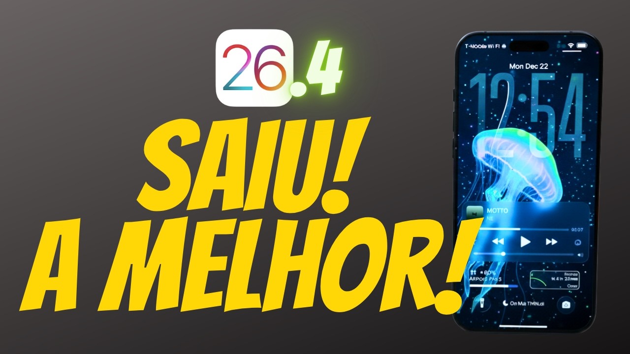 iOS 26.4 CHEGOU! Lei FELCA, Teclado Corrigido e o que a Apple ainda DEVE